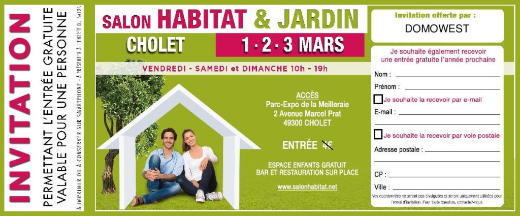 salon de l habitat Cholet 1.2.3 mars 2019